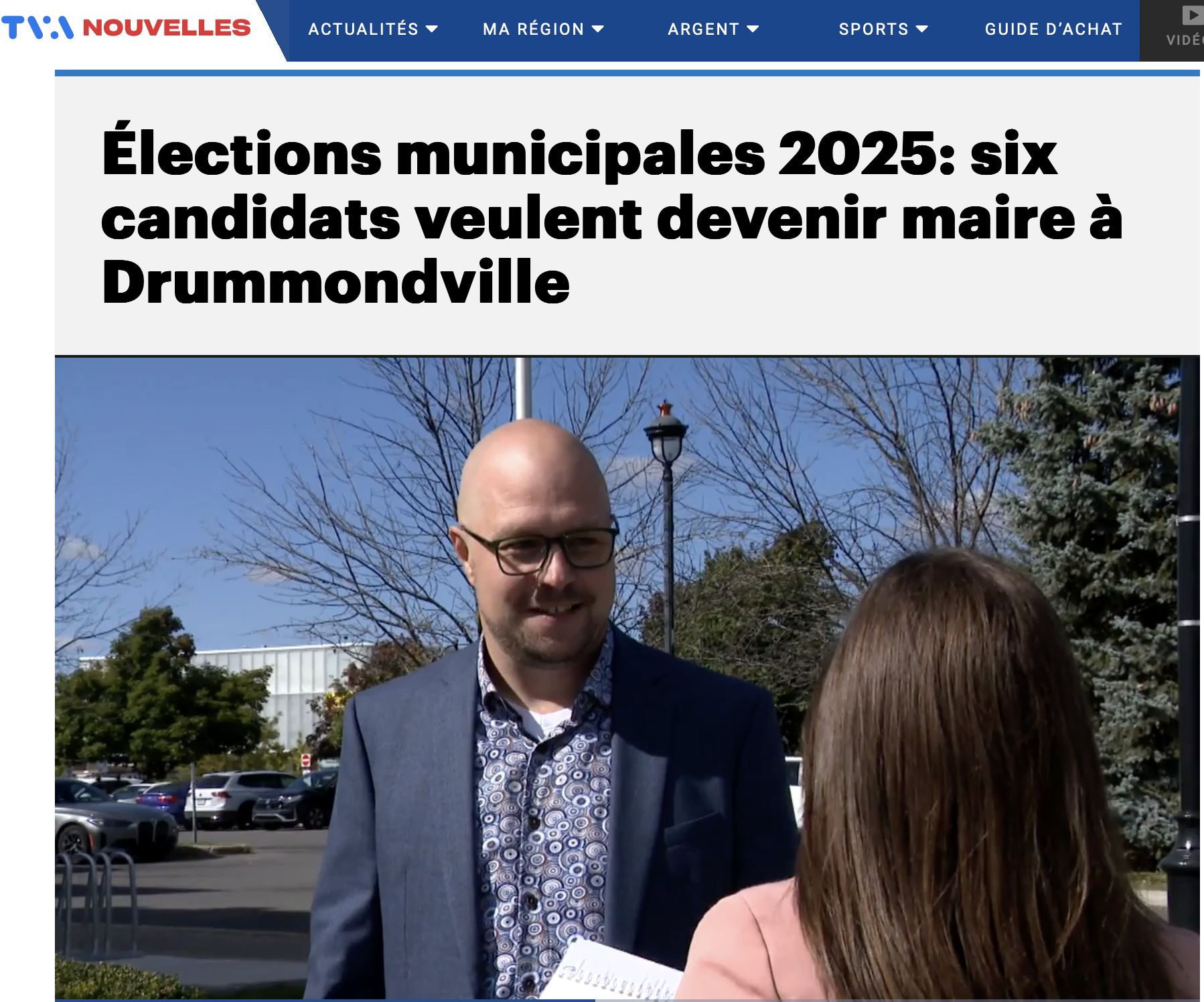 Élections municipales 2025: six candidats veulent devenir maire à Drummondville